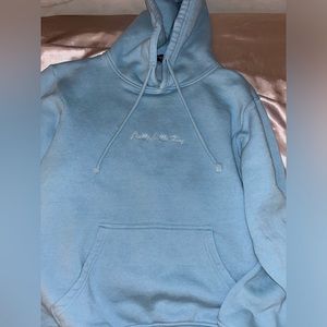 blue prettylittlething hoodie